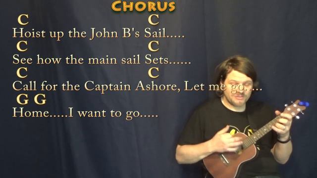 Sloop John B (Traditional) Ukulele Cover Lesson in C Major with Chords/Lyrics смотреть онлайн