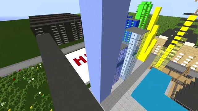 Мини город в MINECRAFT ч.1 смотреть онлайн