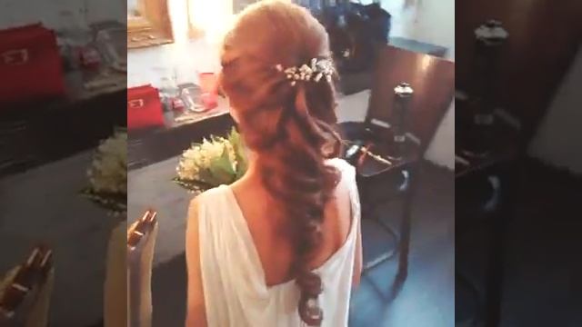 макияж и прическа свадебный образ мастер Ника Зайцева смотреть онлайн