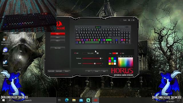 REDRAGON K618 HORUS Software Walkthrough смотреть онлайн