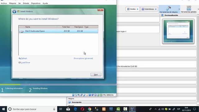 Como Instalar windows Vista en Oracle MV VirtualBox смотреть онлайн