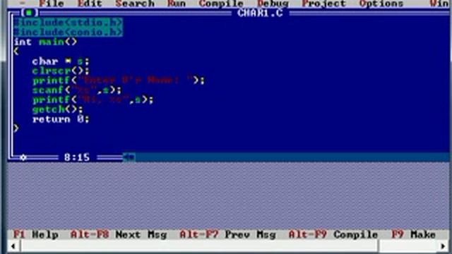 C Programming Tutorial 13 scanf printf char* or String pointer data types смотреть онлайн