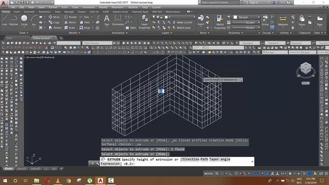AutoCAD 3D Modeling - Tutorial for Beginners Urdu Hindi Part 27| AutoCad Online Course смотреть онлайн