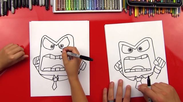 How To Draw Anger From Inside Out смотреть онлайн
