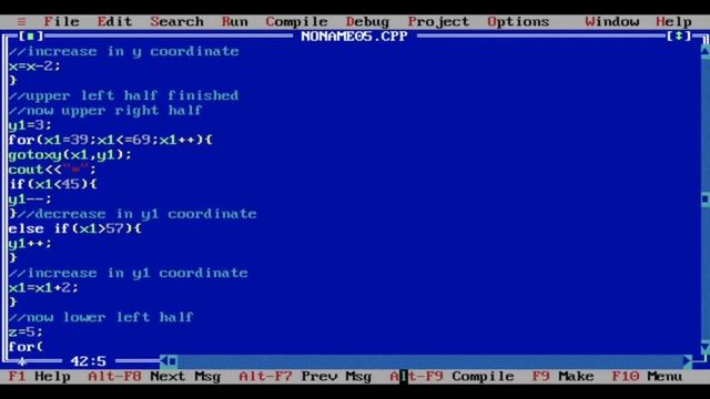 INTRODUCTION TO PATTERNS IN C++ (HOLLOW HEART PATTERN) USING LOOPS AND GOTOXY()[PART - 2] смотреть онлайн