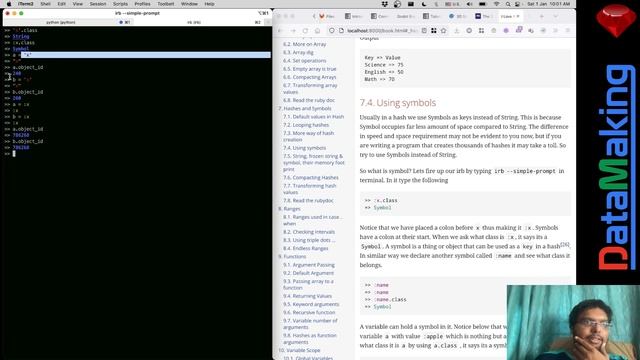 Hashes in Ruby смотреть онлайн