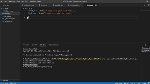 F-Strings | Python For Beginners | Khetz Tutorials смотреть онлайн