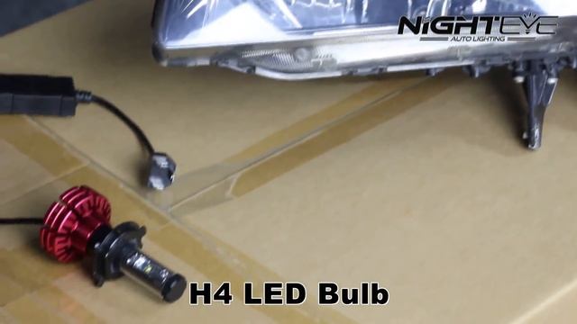 NightEye Auto LED Headlight X1 with LUMILEDS LED Chips смотреть онлайн