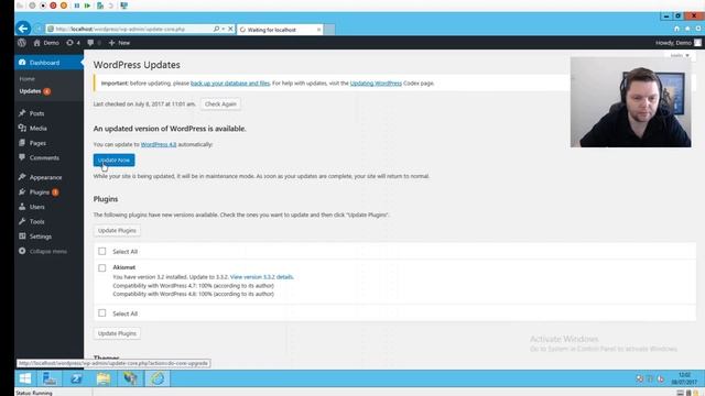 TIP: Enabling WordPress AutoUpdate Windows Server смотреть онлайн