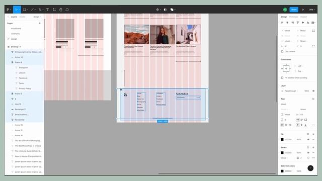 Part 2 Photography Blog Design - Blog Page UI Design in Figma | Web Design Speed Art Tutorial смотреть онлайн