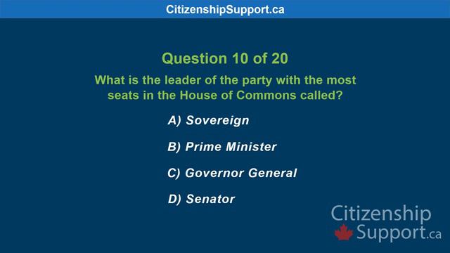Canadian Citizenship Test 2024 – The Hardest Questions Test #4 смотреть онлайн