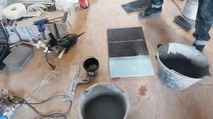 Делаем экран для ванной. Укладываем плитку на ГВЛ.