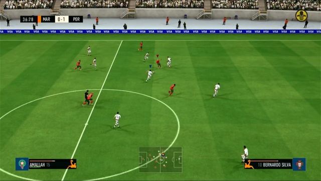 FIFA 23 XBOX 360 - Portugal vs Marruecos - Qatar 2022 - Gameplay смотреть онлайн