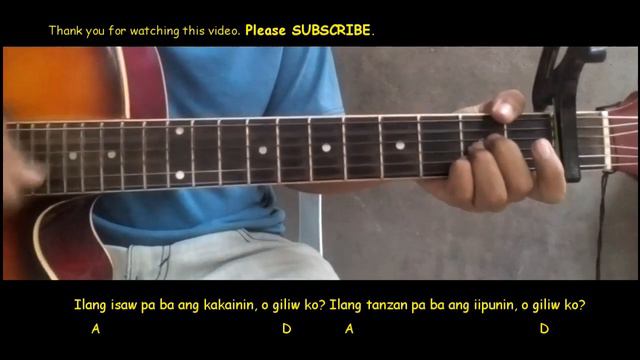 Ligaya Guitar chords смотреть онлайн