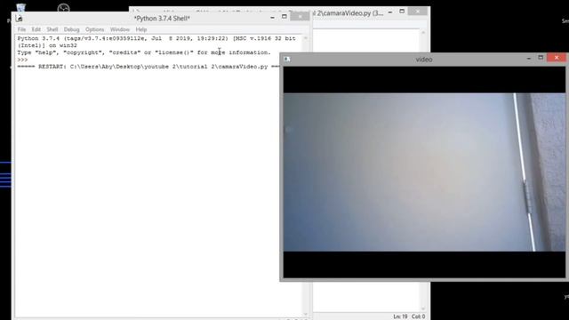 Grabar video y tomar fotos con OpenCV | "Python" | "formato MP4" смотреть онлайн