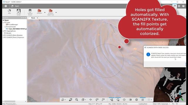 SCAN2FX Depth Fixer: Automatically fill holes in point clouds смотреть онлайн