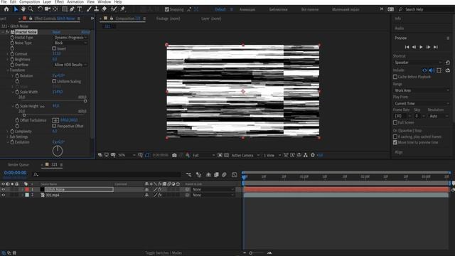 Голограмма в Cinema 4D + Glitch в After Effects смотреть онлайн