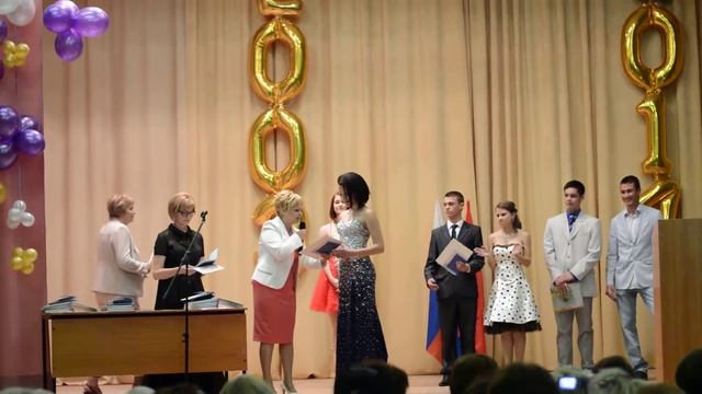 Вручение аттестатов. Выпускной вечер 2014 Школа №1008 Москва Изварино смотреть онлайн