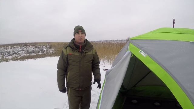 Обзор зимней палатки Лотос Куб М2 Термо. смотреть онлайн