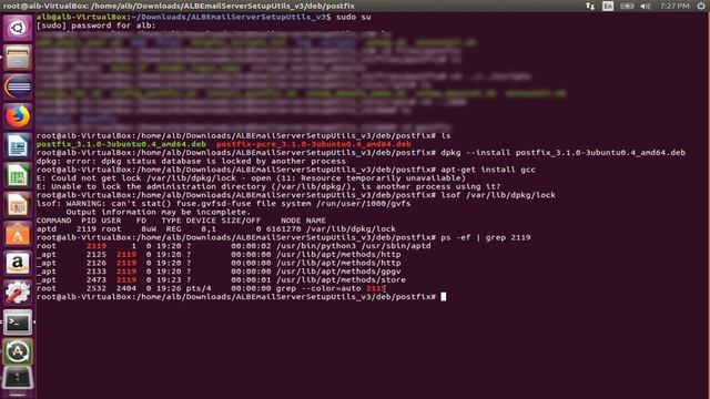 dpkg error status database is locked | apt error could not get lock | proper & beginner's solution смотреть онлайн