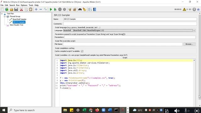 Jmeter Beanshell Vs JSR223 Sampler with Example How to write data to csv смотреть онлайн