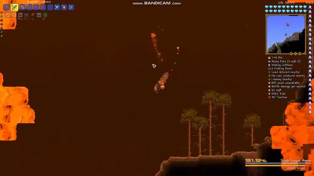 Terraria Calamity Mod (Expert) Jungle Dragon, Yharon (Second Phase) Fight смотреть онлайн