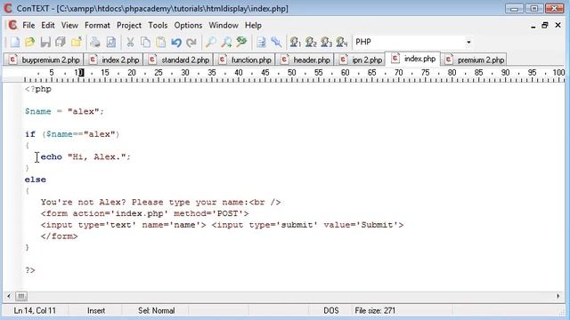 PHP Basics A better way to display HTML Free Computer Science Video Lecture смотреть онлайн