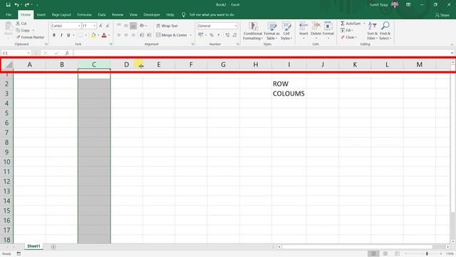 How to find row number in excel | How to find column number in excel. смотреть онлайн