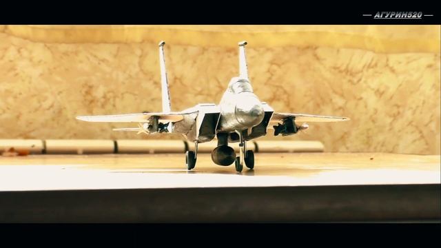 самолёт из пластилина! F-15 Eagle смотреть онлайн