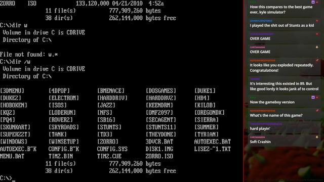 MS-DOS Crypt - Hard Drivin' & Hard Drivin' 2 смотреть онлайн