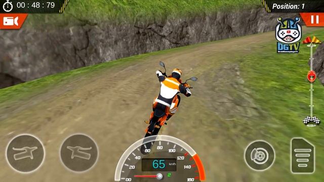 Offroad Bike Racing (by Racing Games) Android Gameplay [HD] смотреть онлайн