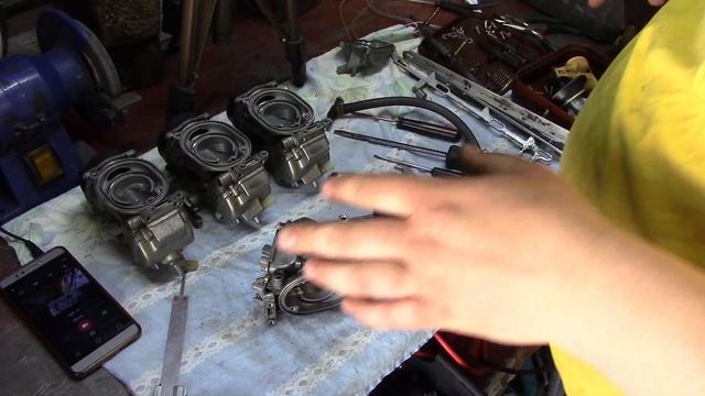 Чистка разборка зборка регулировка карбюраторов KAWASAKI ZZR 600