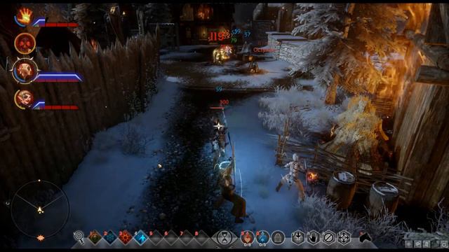 【Dragon Age Inquisition 】Заманиваем Врагов в западню на кошмаре ┃почти выживание #63 смотреть онлайн