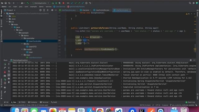 Spring DATA JPA - Custom methods and Queries смотреть онлайн