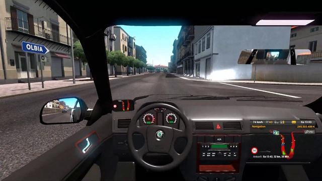 ETS2 - Skoda Fabia 1.9 TDI - (Euro Truck Simulator 2) / Steering Wheel
