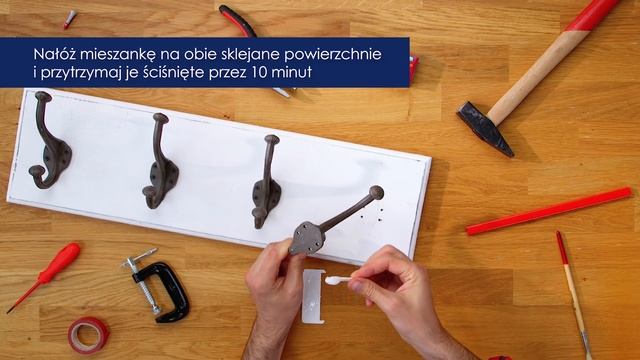 ...POXIPOL® to naprawi - tutorial "Wieszak na ubrania DIY" смотреть онлайн