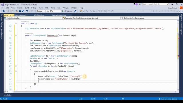 How to Implement Server Side Pagination in ASP.NET Core MVC смотреть онлайн