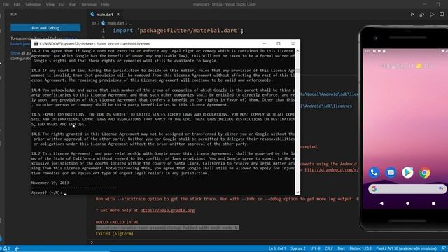 Fix Flutter Error : Gradle Task Assembledebug Failed With Exit Code 1 смотреть онлайн