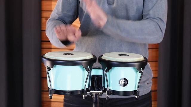 MEINL Percussion Journey Series Bongo, Seafoam Green HB50SF смотреть онлайн