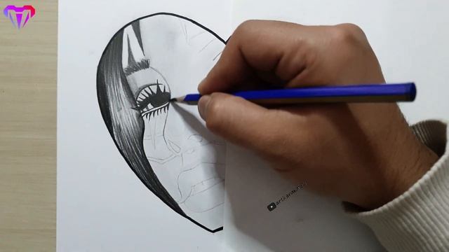 How to draw clown face / how to draw girl face смотреть онлайн