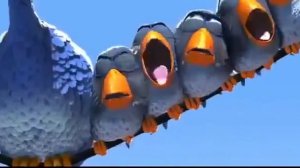 Злые птички! Смешной короткий мультик!