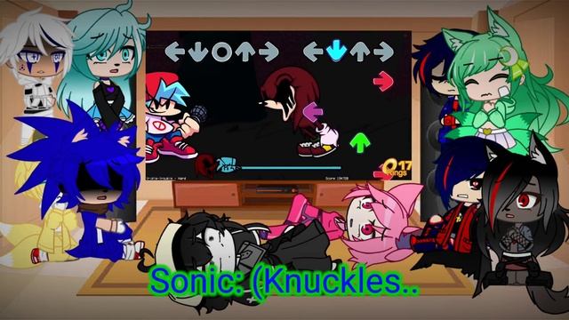 Mis personajes reaccionan a FNF Vs Sonic.exe 2.0 (part 1) | GC | @DaniFalcon смотреть онлайн