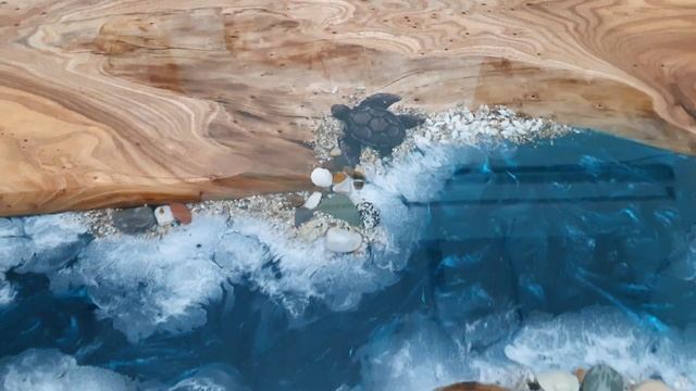 Стол своими руками. Лофт. Красивый стол река. Стол из слэба. Эпоксидная смола. Интерьер для дома. смотреть онлайн