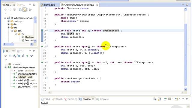 Advanced Java tutorial - Writing Your Own I O Classes смотреть онлайн