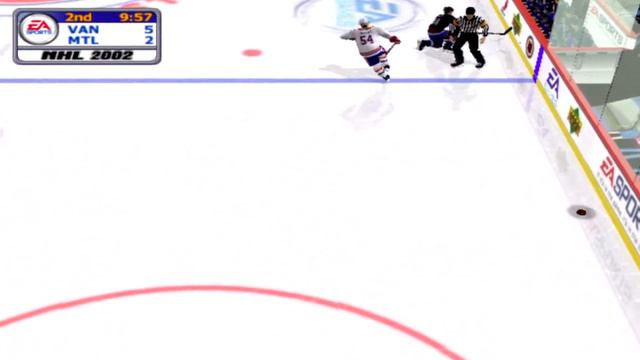 NHL 2002 Gameplay Montreal Canadiens vs Vancouver Canucks смотреть онлайн