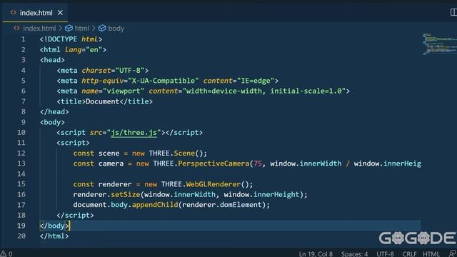 Guía Básica De ThreeJS: Dibuja En 3D En El Navegador Con JavaScript - Episodio 1 | GOGODEV смотреть онлайн