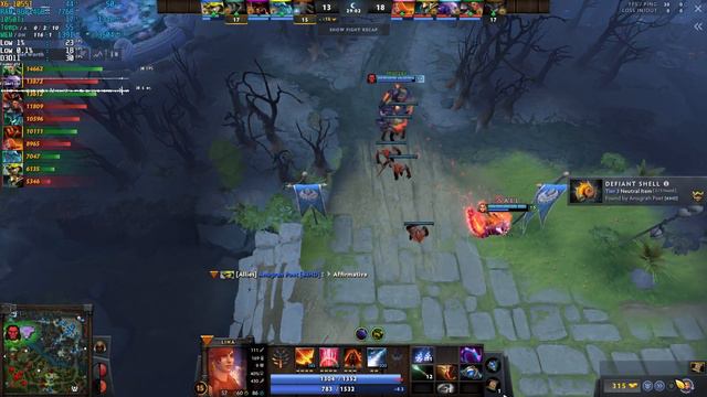 Dota 2 : 7.33c Archon Game Play with Lina 30 FPS ! смотреть онлайн