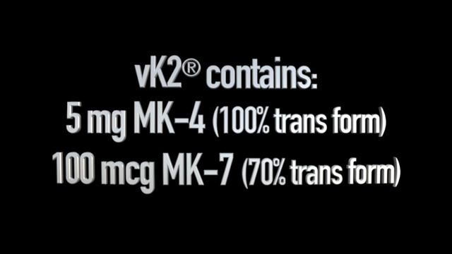 Vk2: Pharmaceutical Grade Vitamin K2