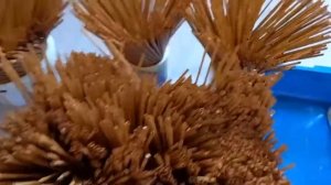 Обработка бумажной лозы дюфой #обработка_трубочек #бумажная_лоза