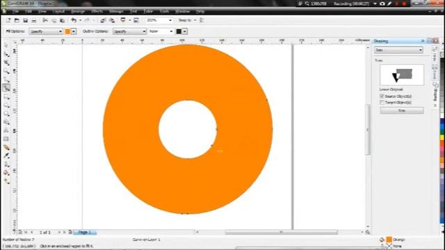 [TUTORIAL] corel draw x4 Cara membuat logo Google chrome Sederhana смотреть онлайн